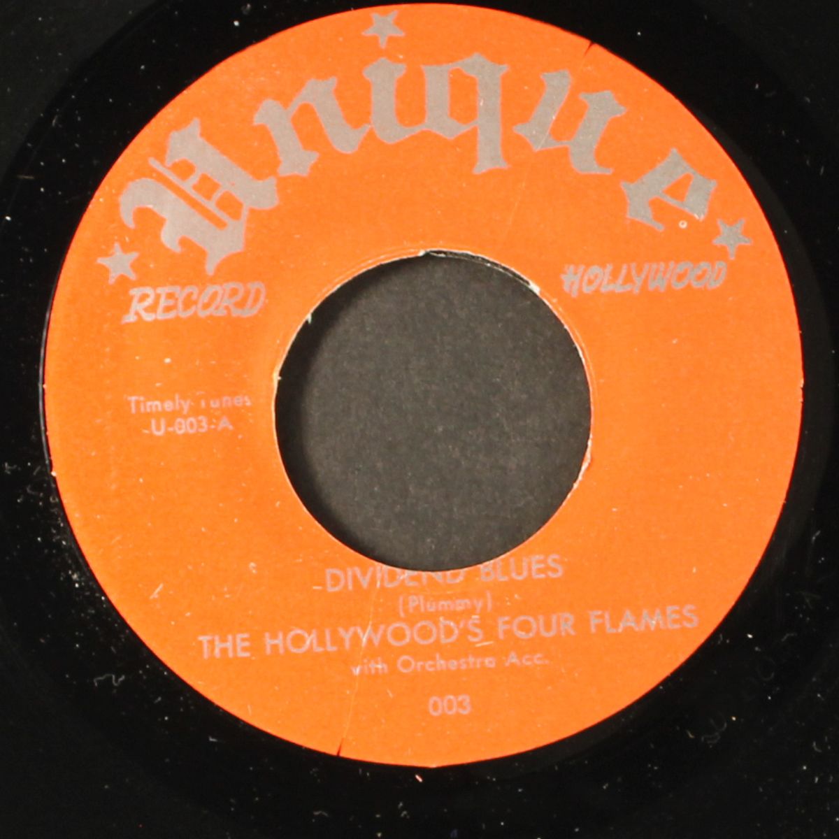 wine / dividend blues by HOLLYWOOD'S FOUR FLAMES