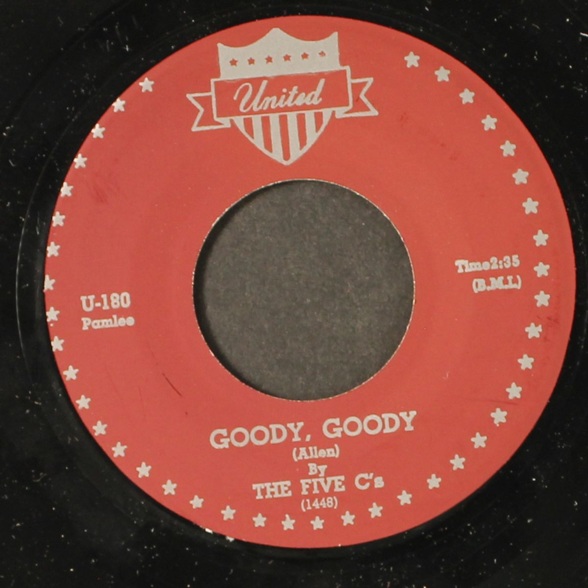 my hearts got the blues / goody, goody by FIVE C'S