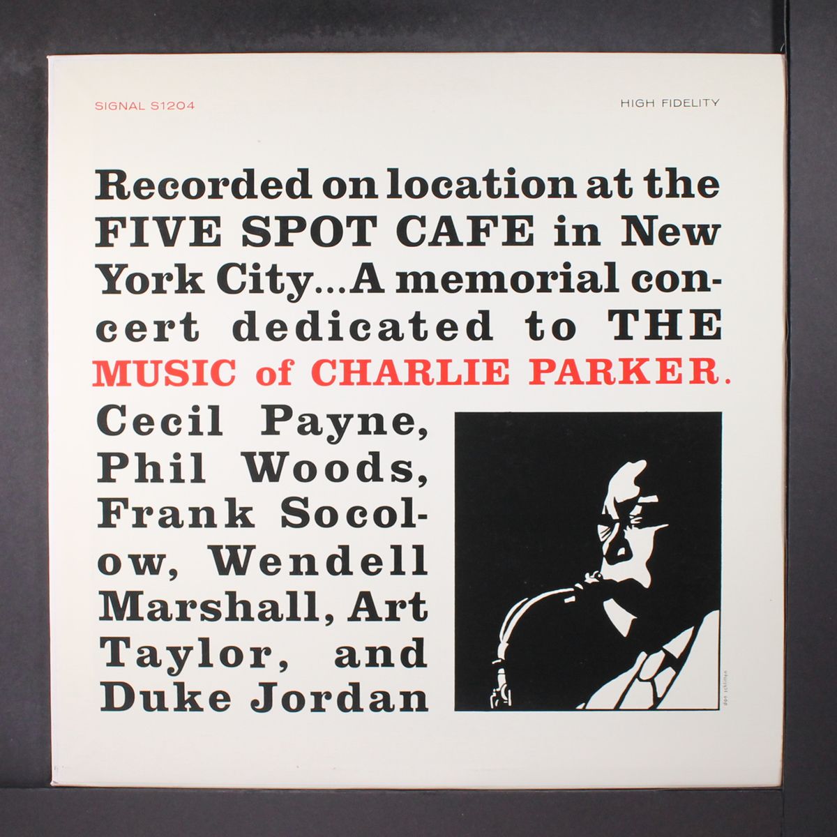 a night at the five spot by CECIL PAYNE