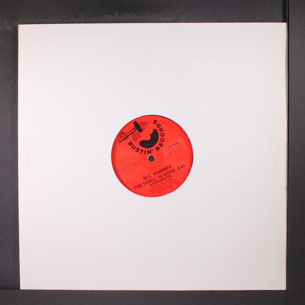 the thrill is gone / instro by M.C. HAMMER