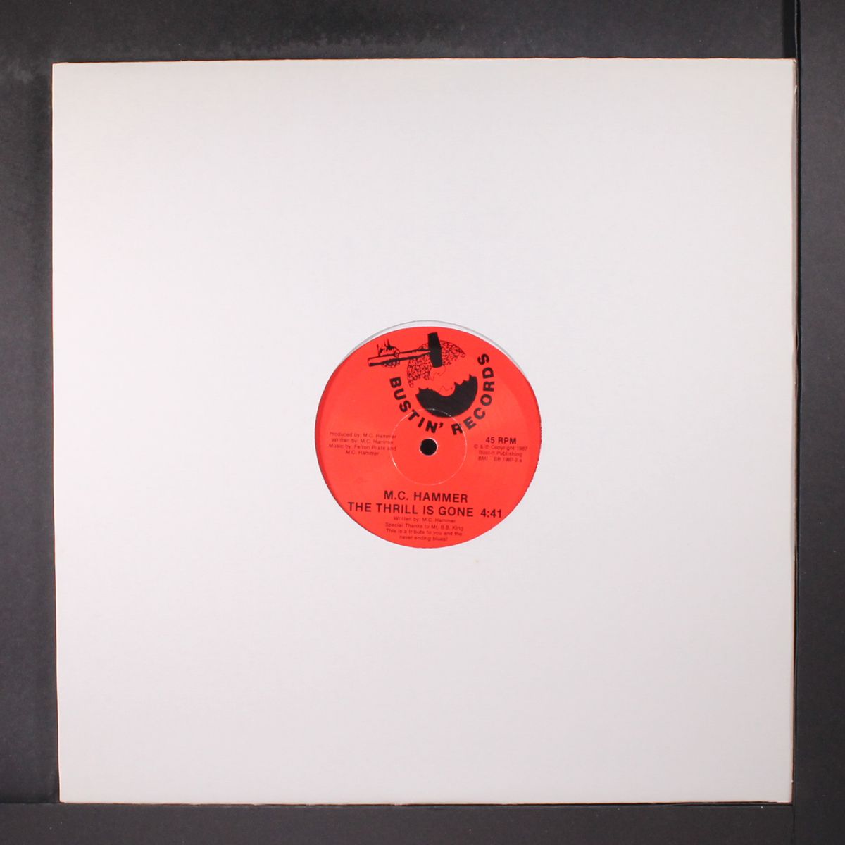 the thrill is gone / instro by M.C. HAMMER