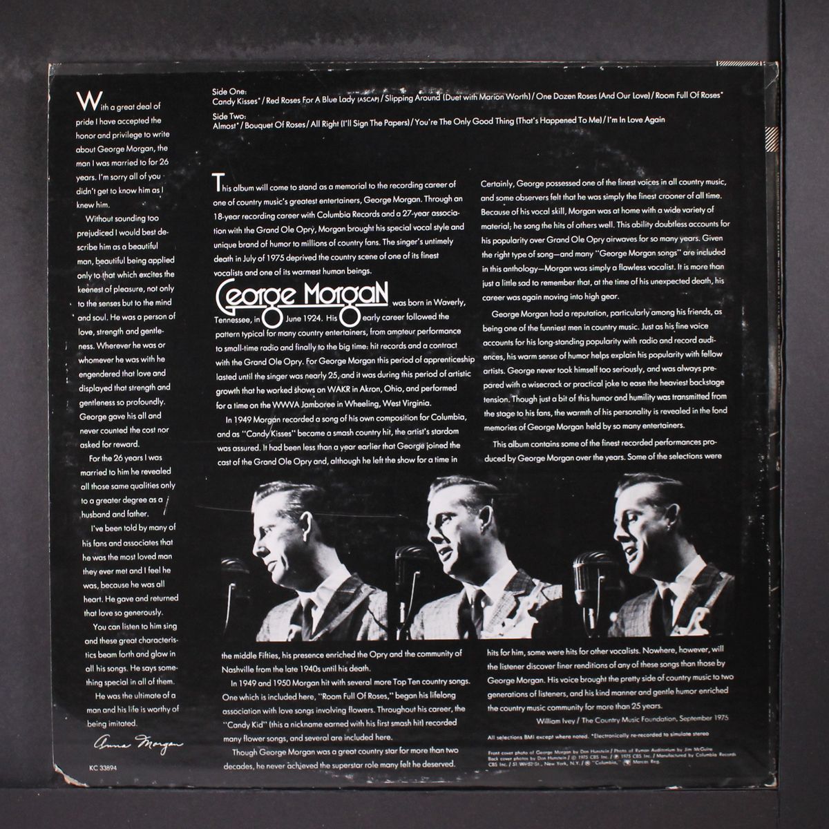 remembering the greatest hits of by GEORGE MORGAN