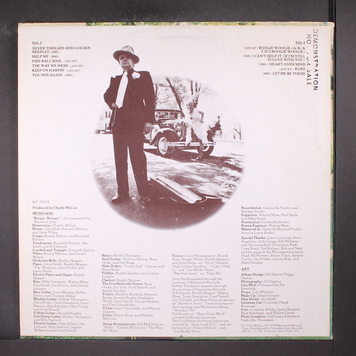 the nashville hit man by CHARLIE MCCOY