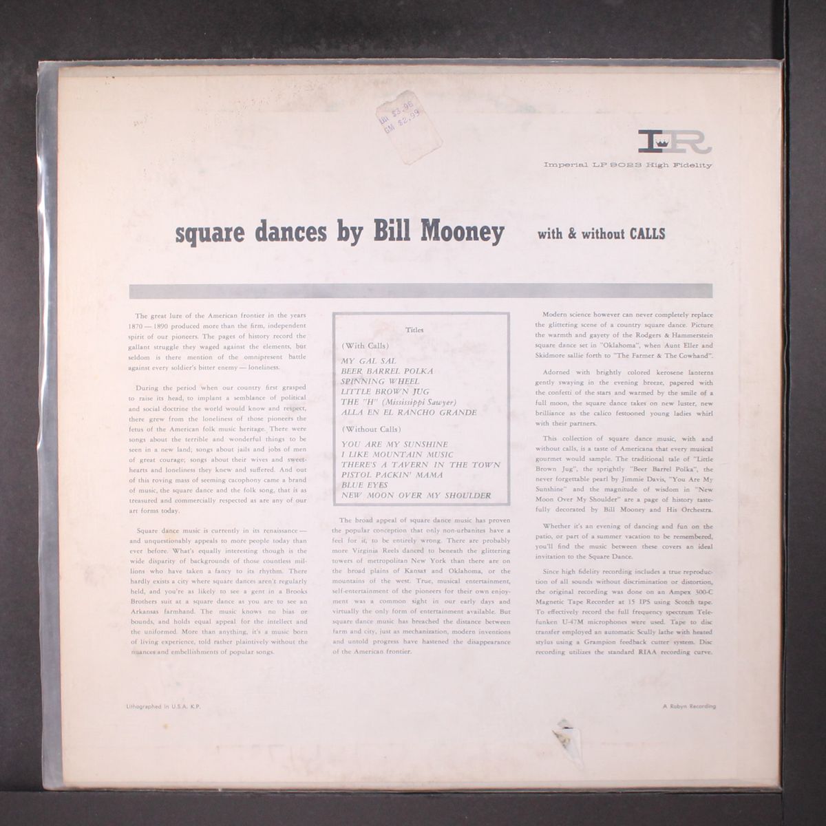square dances by by BILL MOONEY