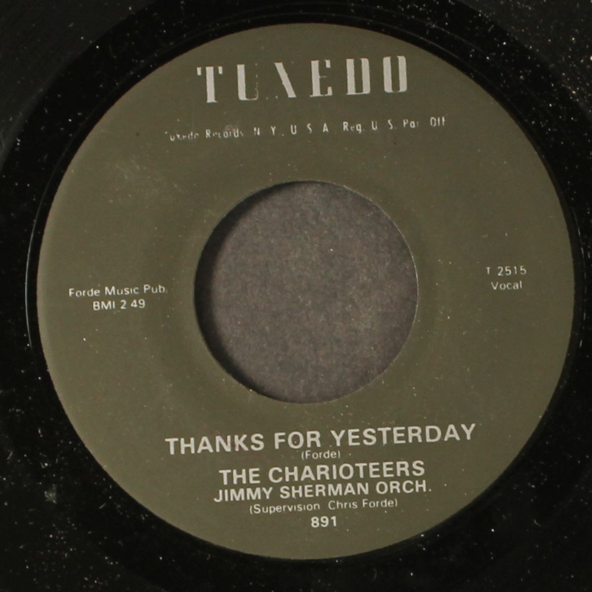 thanks for yesterday / i'm a stranger by CHARIOTEERS