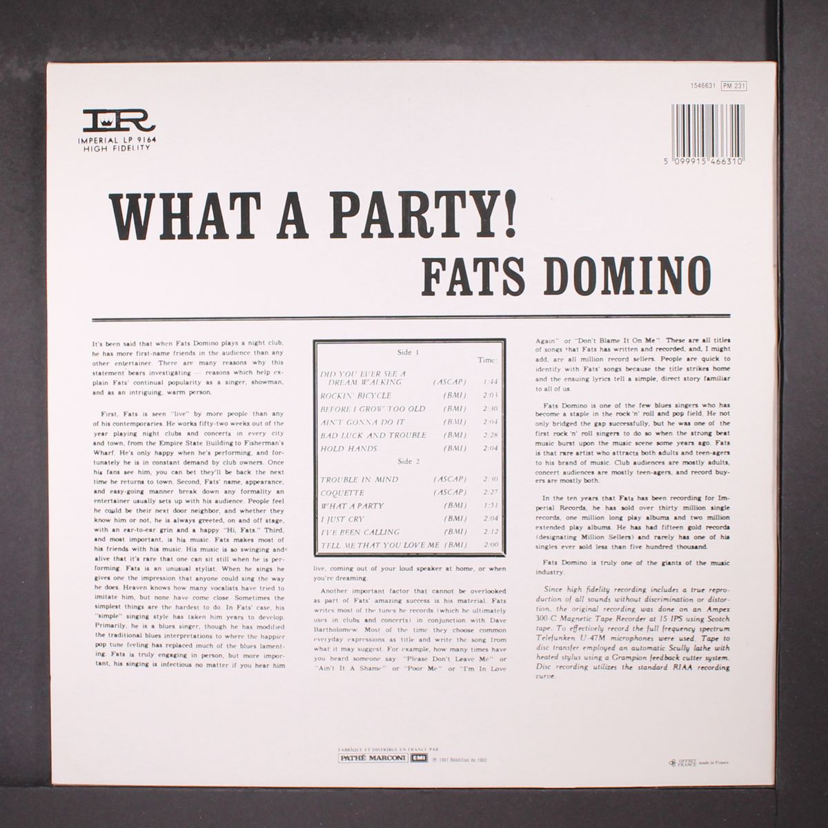 what a party! by FATS DOMINO