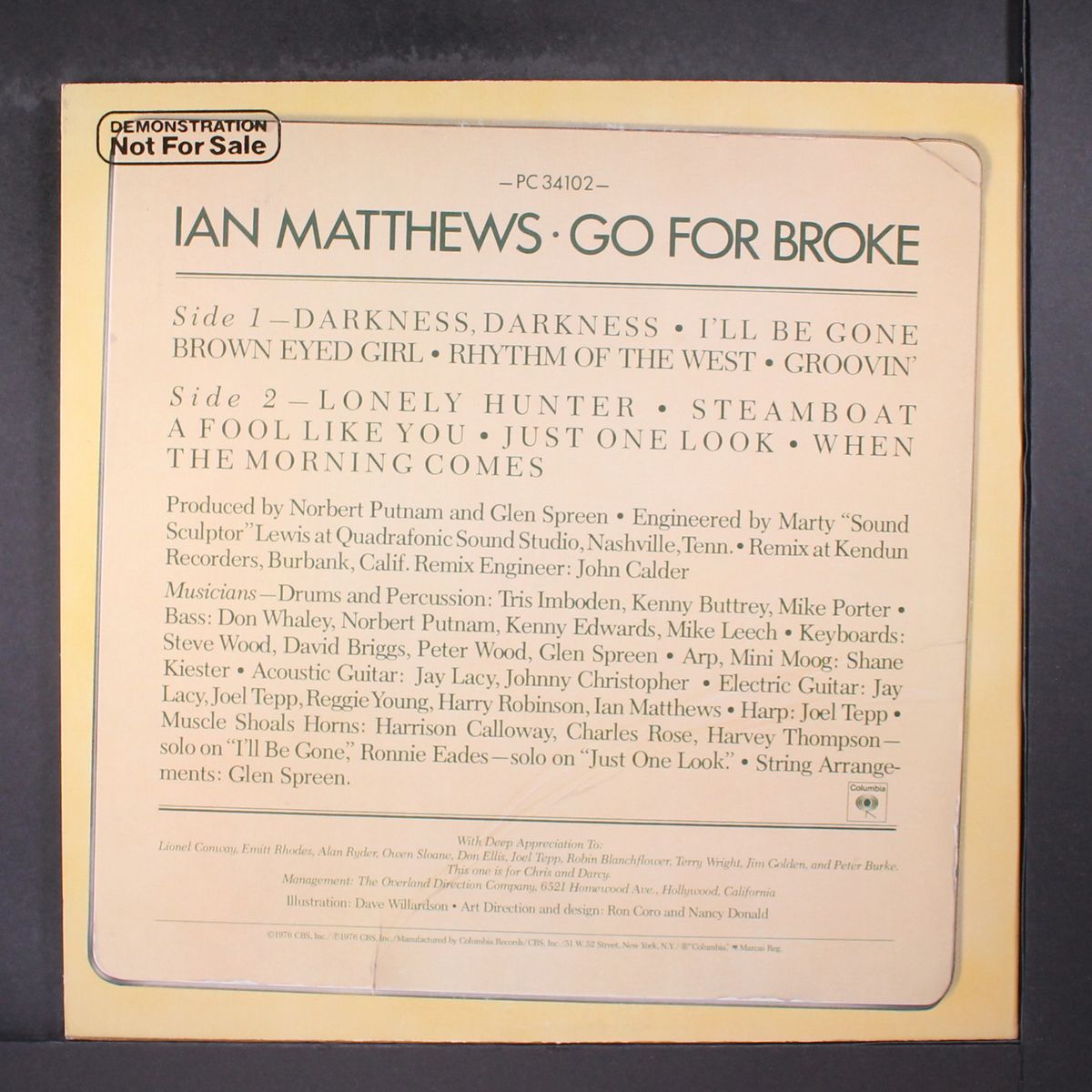 go for broke by IAN MATTHEWS