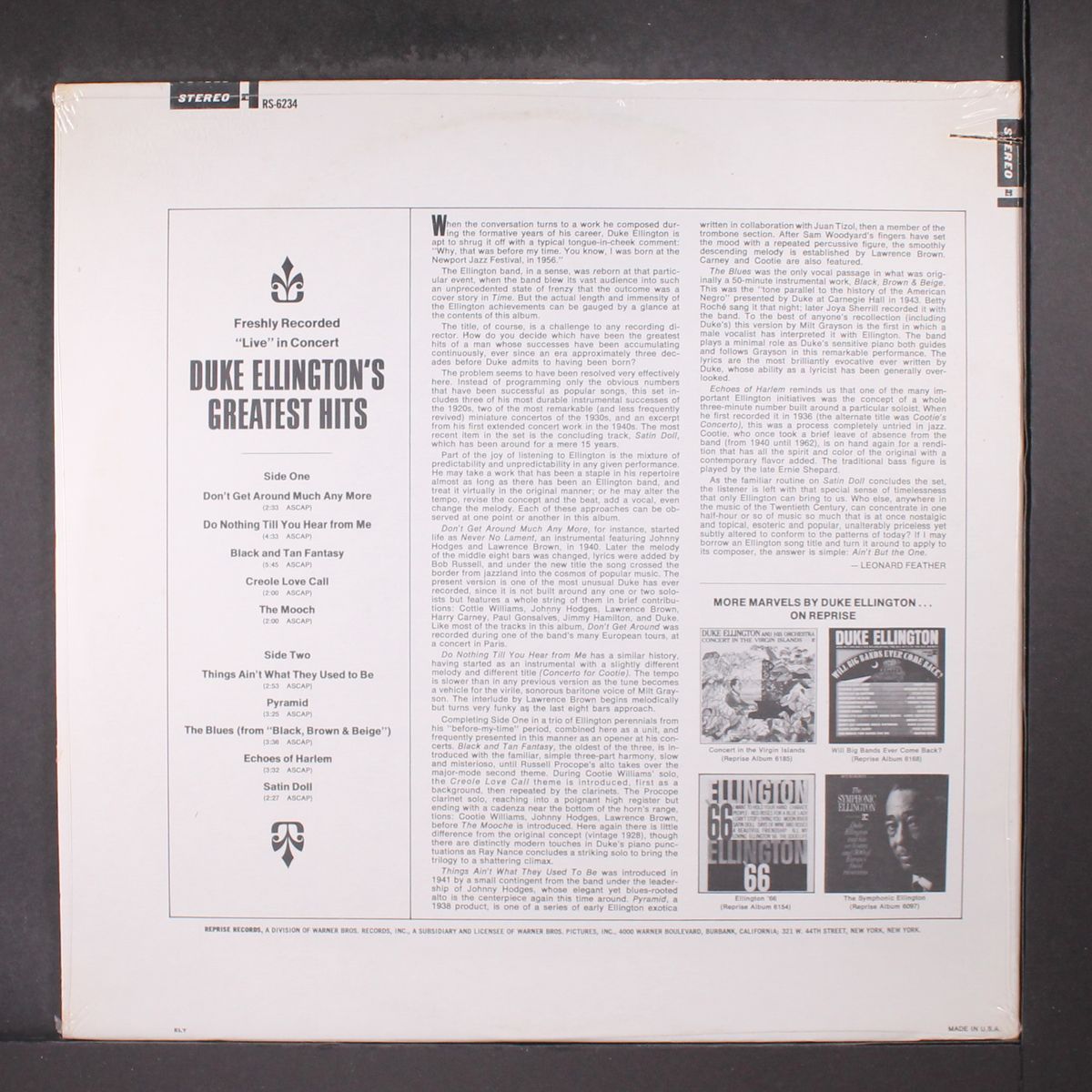 greatest hits! by DUKE ELLINGTON