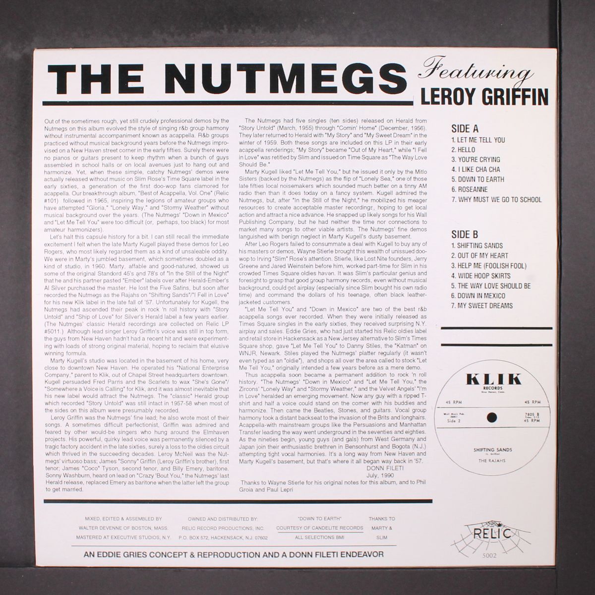 featuring leroy griffin by NUTMEGS