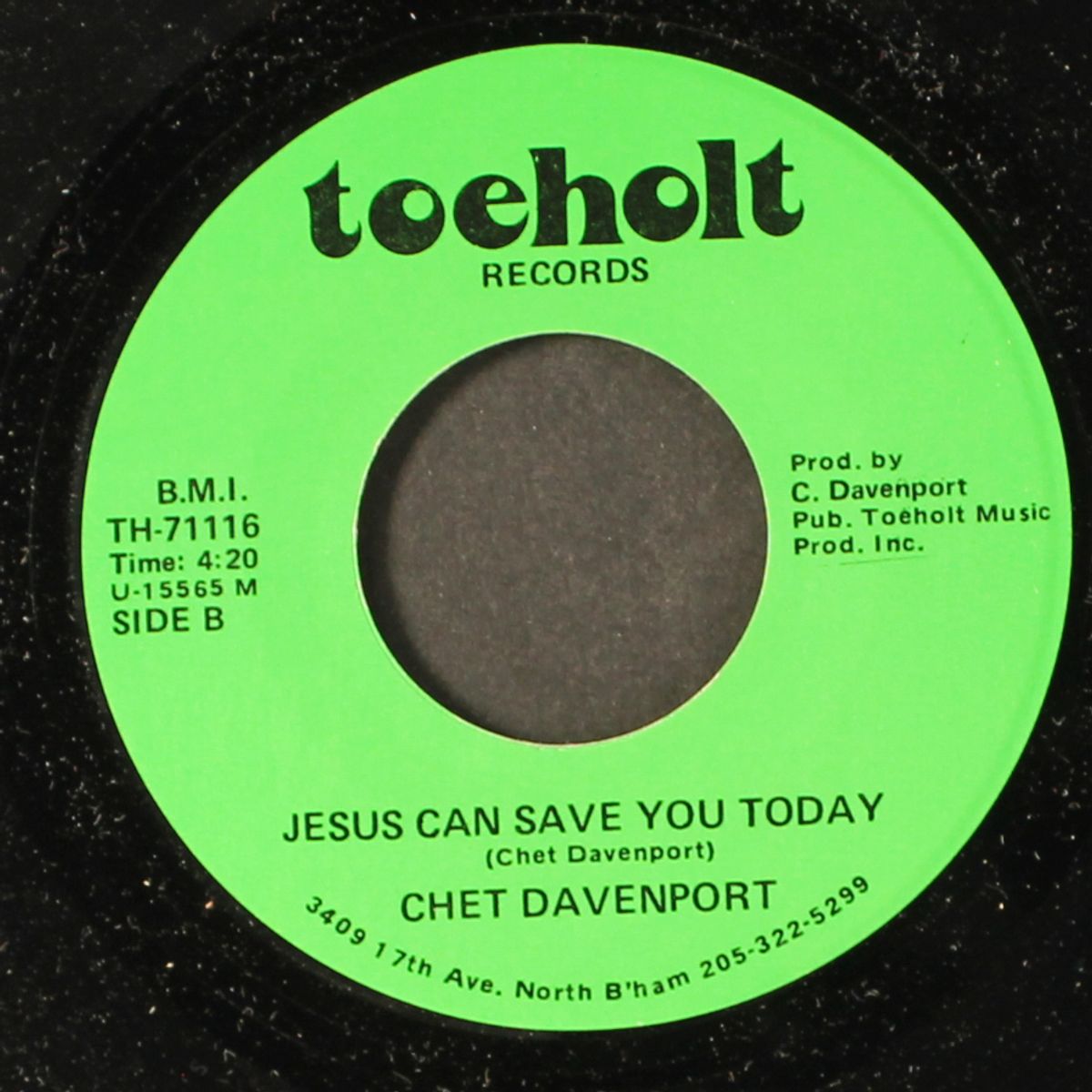 can i get a witness / jesus can save you today by CHET DAVENPORT