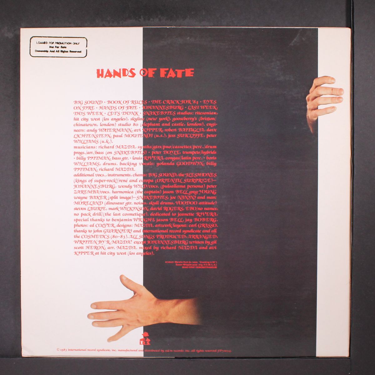 hands of fate by RICHARD MAZDA