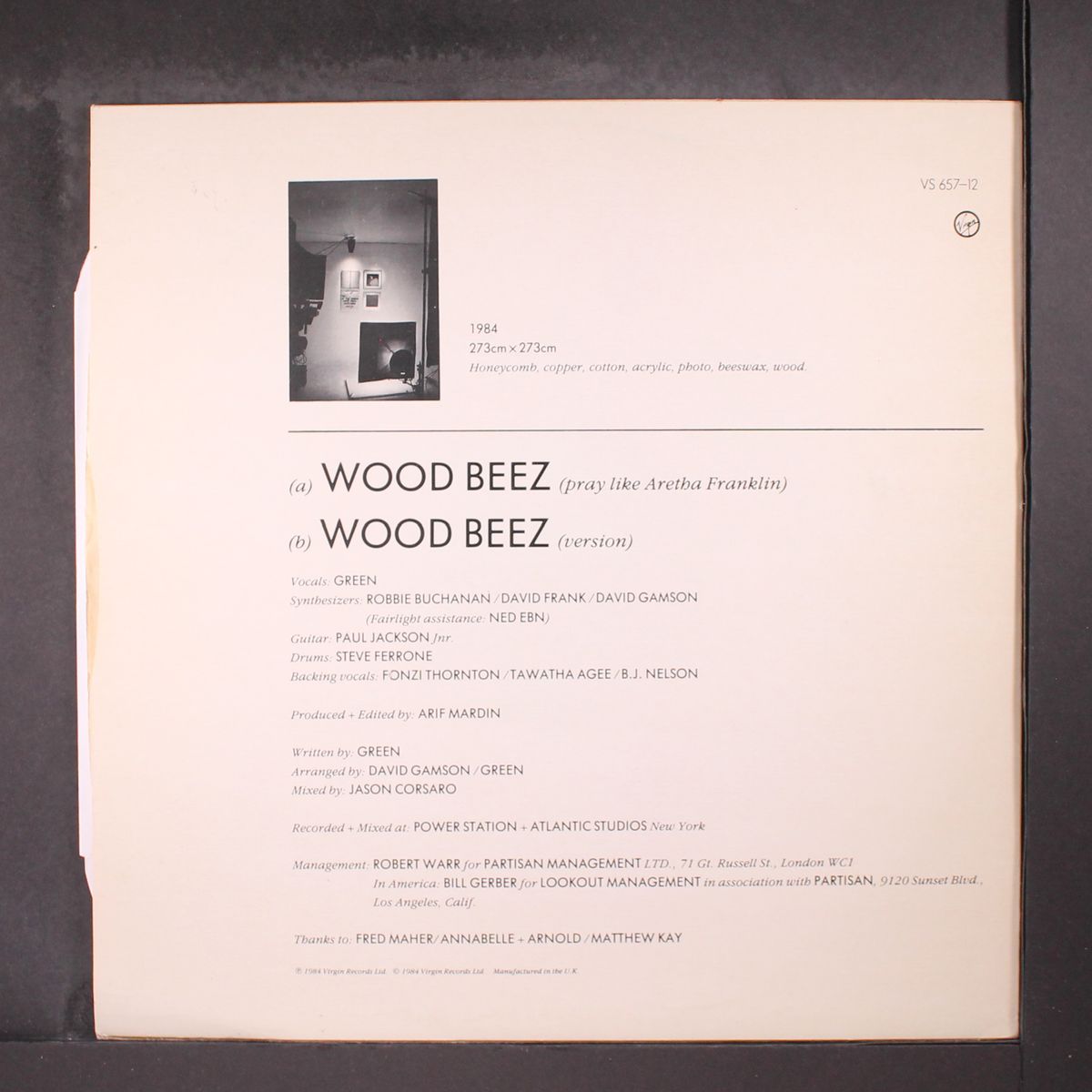 wood beez by SCRITTI POLITTI