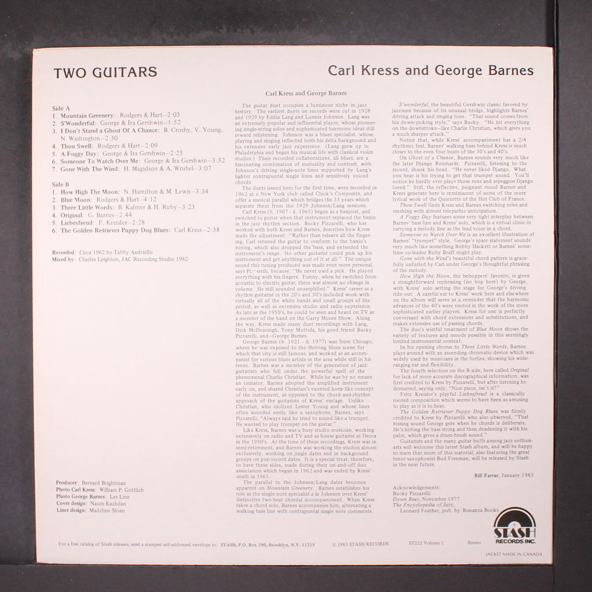 two guitars, vol. 1 by CARL KRESS & GEORGE BARNES