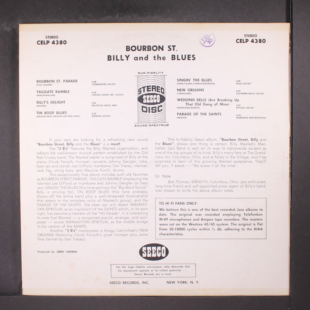 bourbon st. billy and the blues by BILLY MAXTED