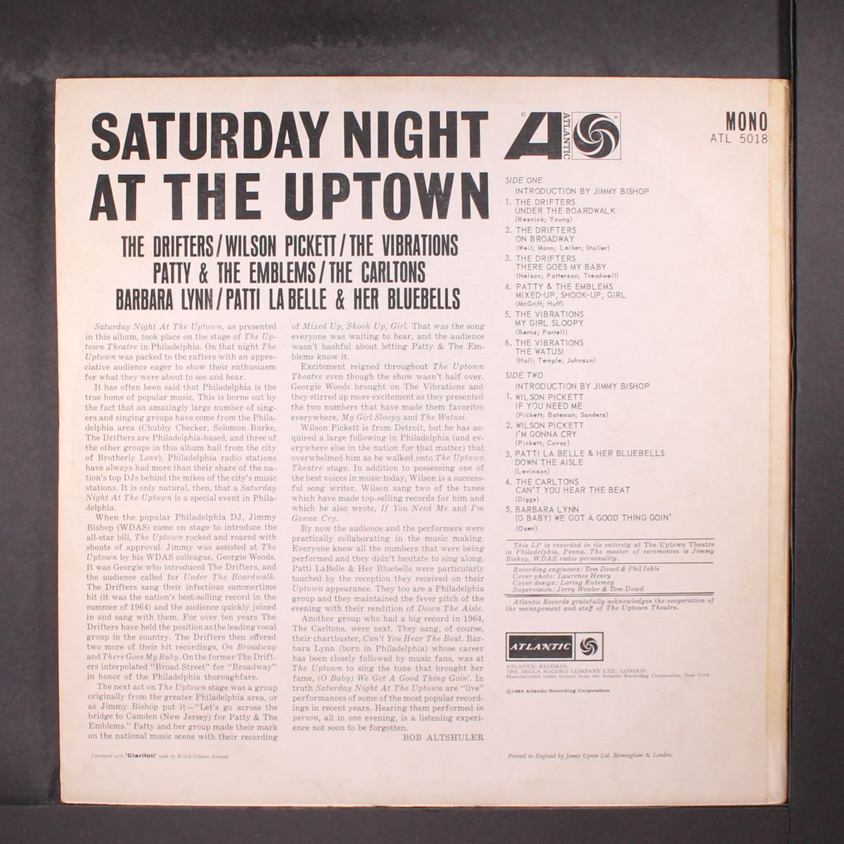 saturday night at the uptown by VARIOUS