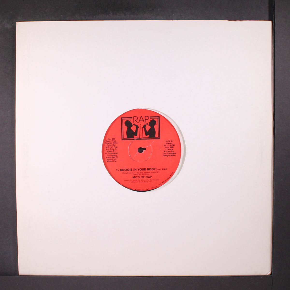boogie in your body / c.p. boogie by MC'S OF RAP