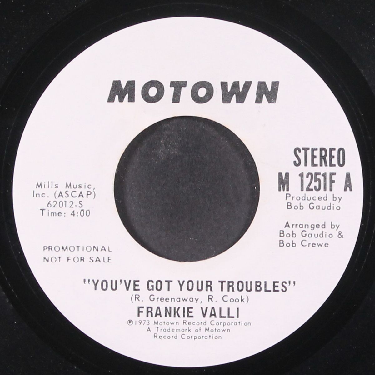 you've got your troubles / mono by FRANKIE VALLI