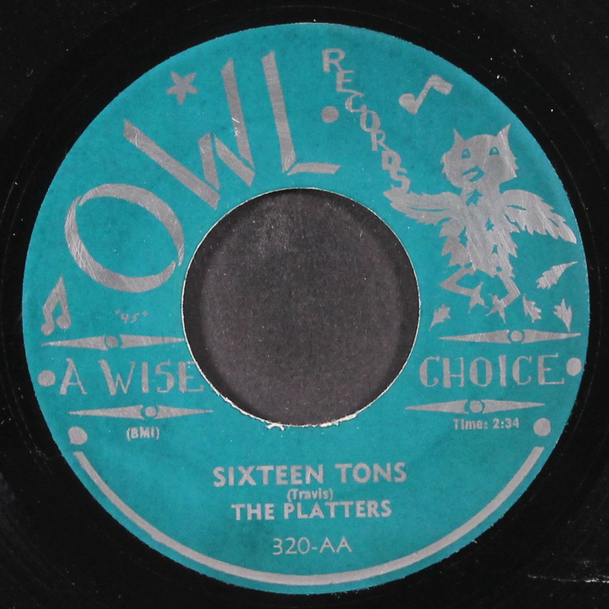 sixteen tons / are you sincere by PLATTERS