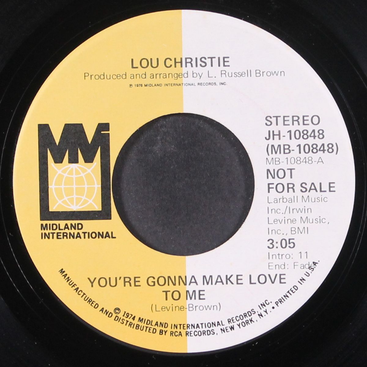 you're gonna make love to me / mono by LOU CHRISTIE