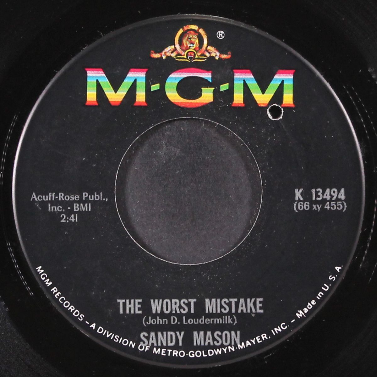 the worst mistake by SANDY MASON
