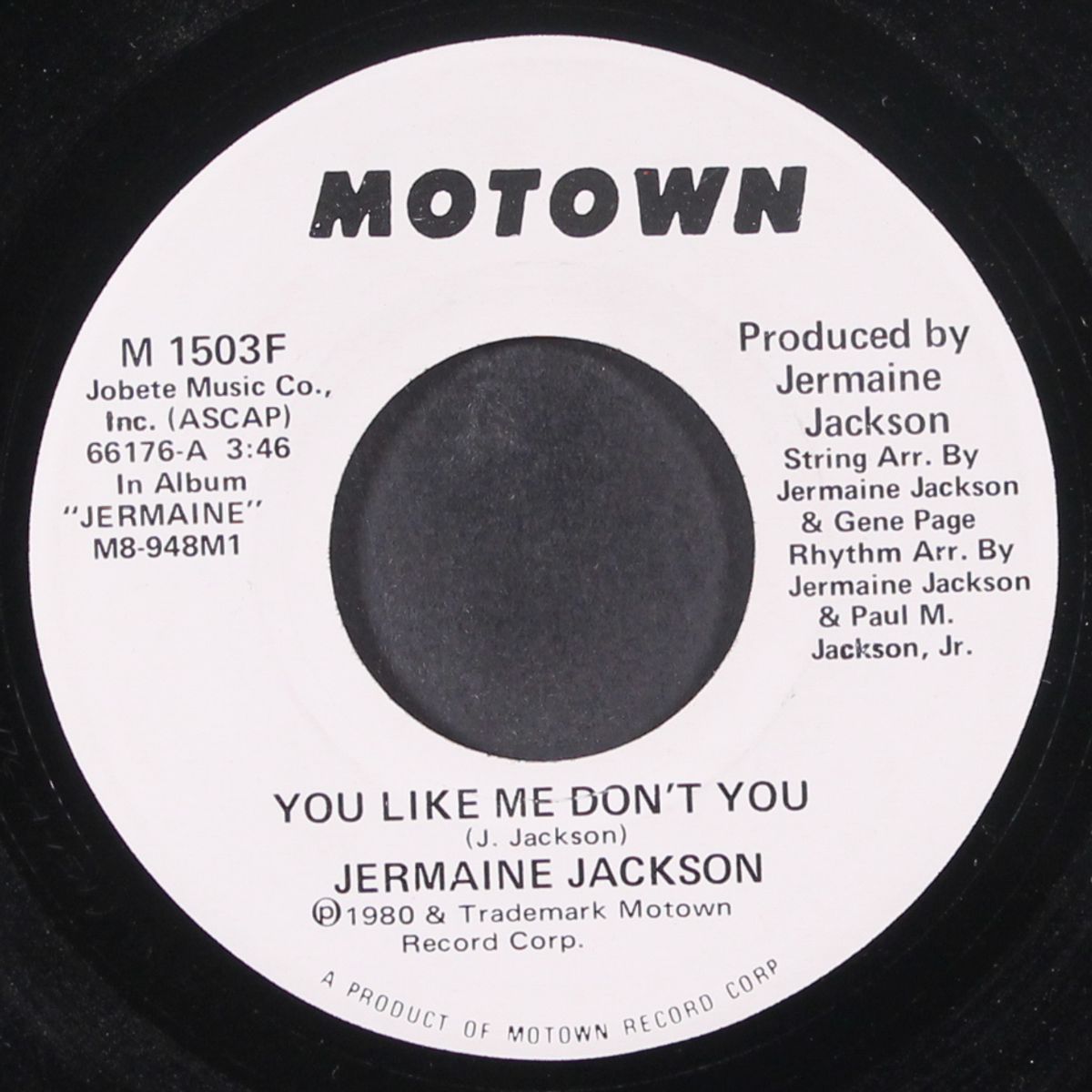 you like me don't you / same by JERMAINE JACKSON