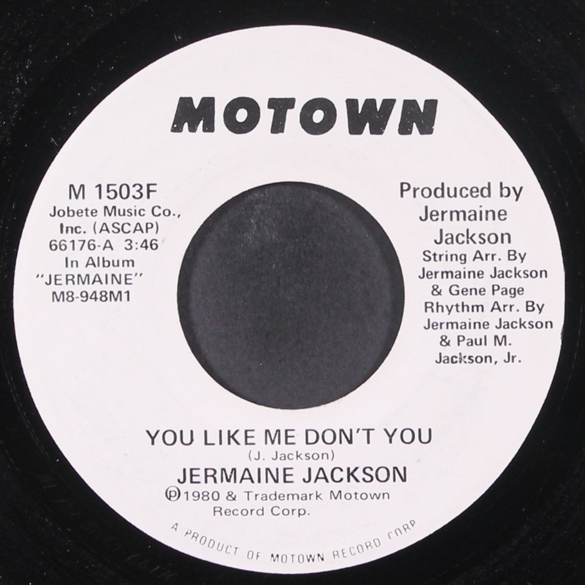 you like me don't you / same by JERMAINE JACKSON