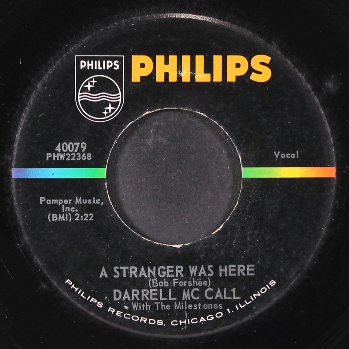 a stranger was here by DARRELL MCCALL