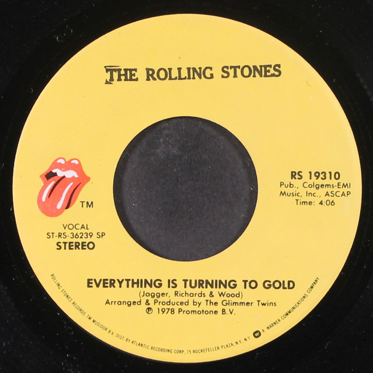 shattered / everything is turning to gold by ROLLING STONES