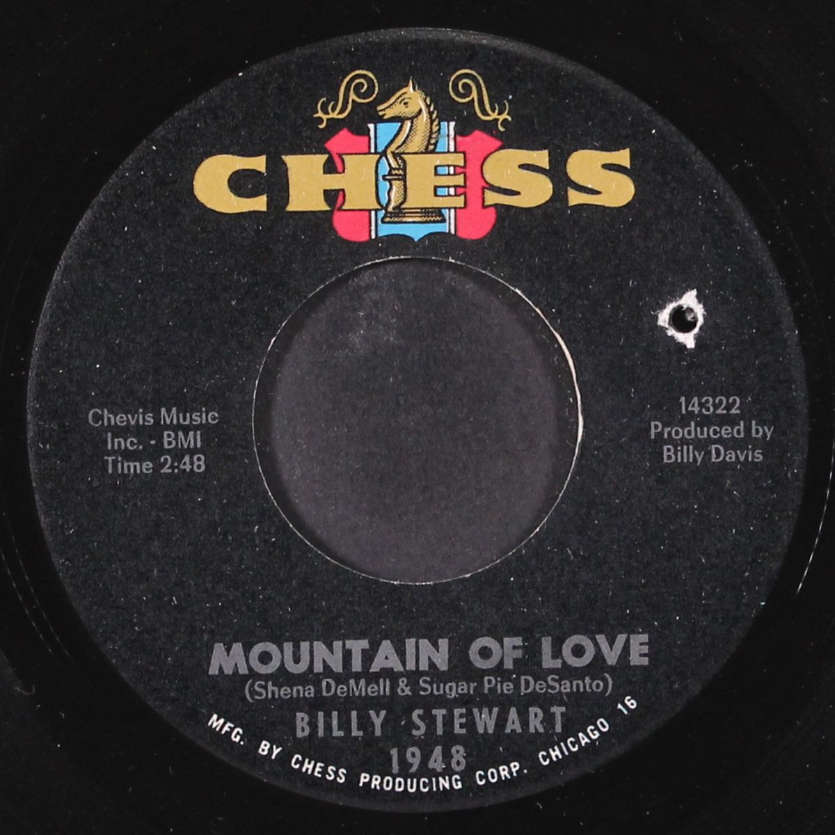 because i love you / mountain of love by BILLY STEWART