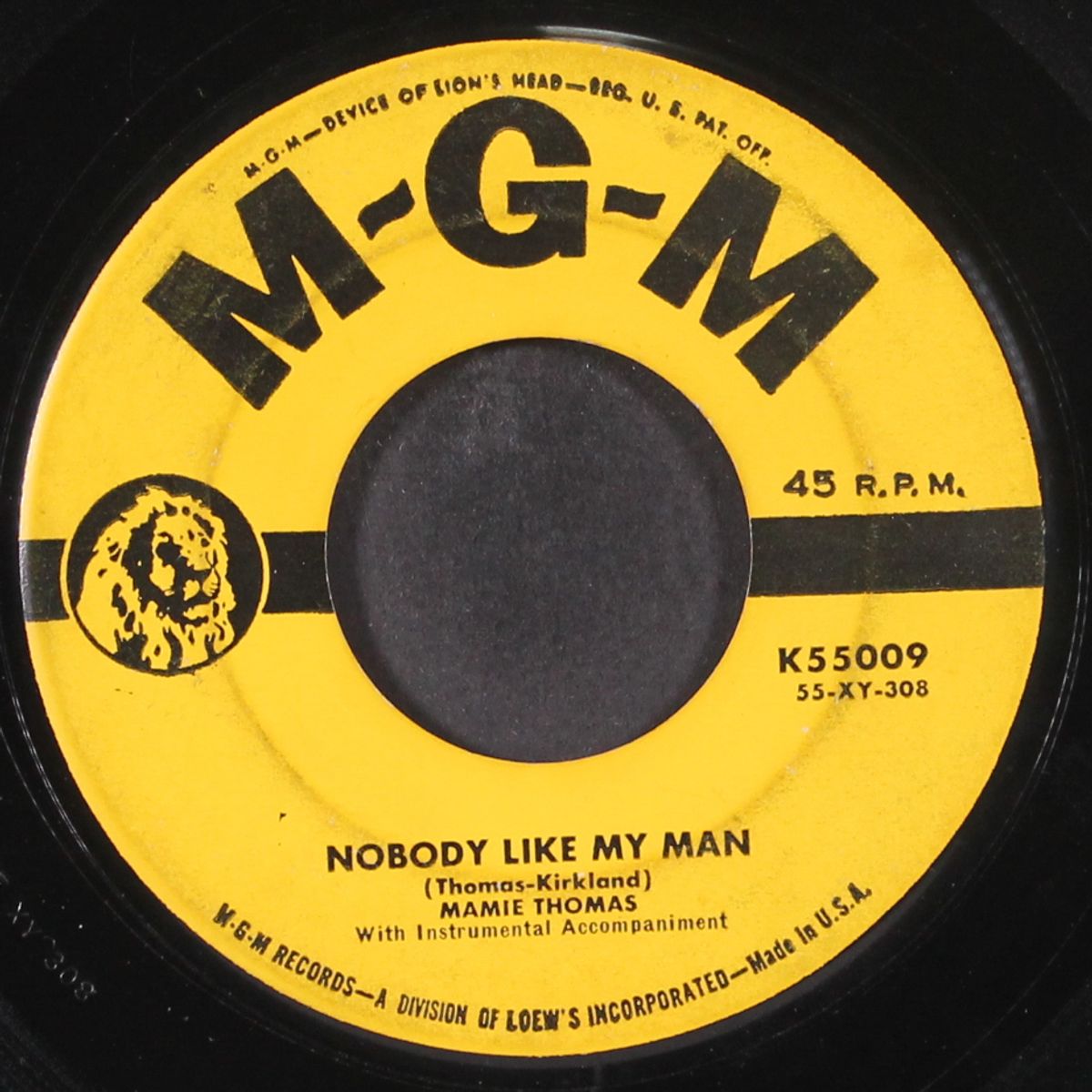 daddy on my mind / nobody like my man by MAMIE THOMAS