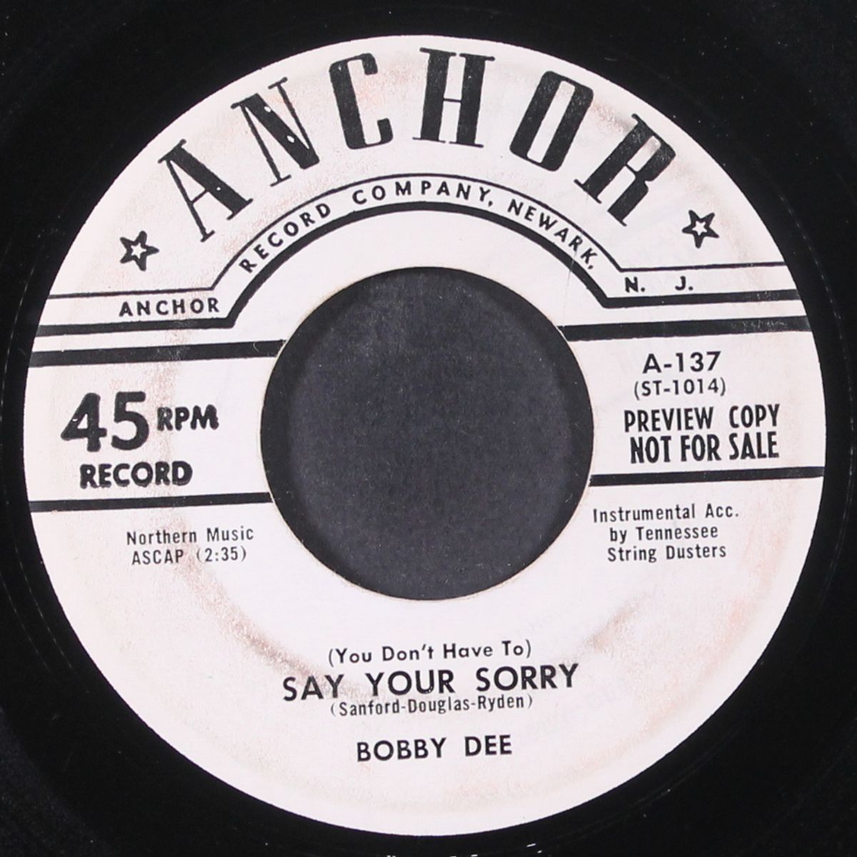 you don't have to say your sorry / heart beats by BOBBY DEE
