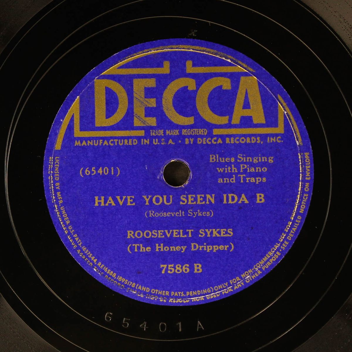 44 blues / have you seen ida b by HONEY DRIPPER