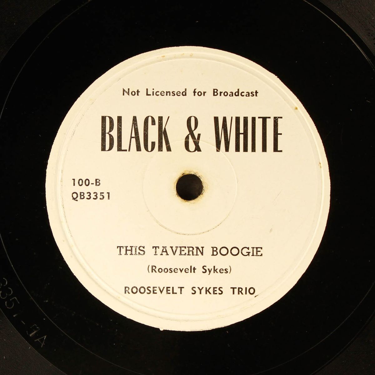 tender hearted woman blues / this tavern boogie by ROOSEVELT SYKES