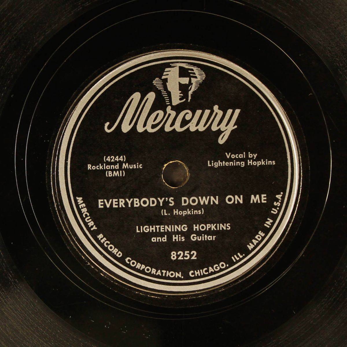 you do too / everybody's down on me by LIGHTENING HOPKINS