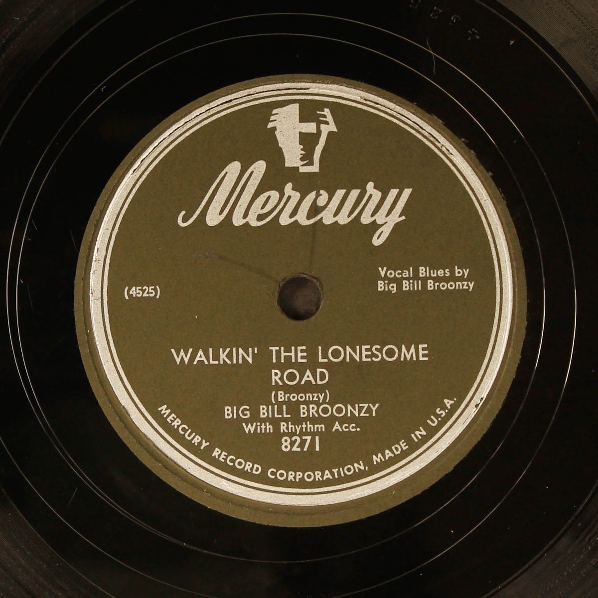 walkin' that lonesome road / hey hey by BIG BILL BROONZY