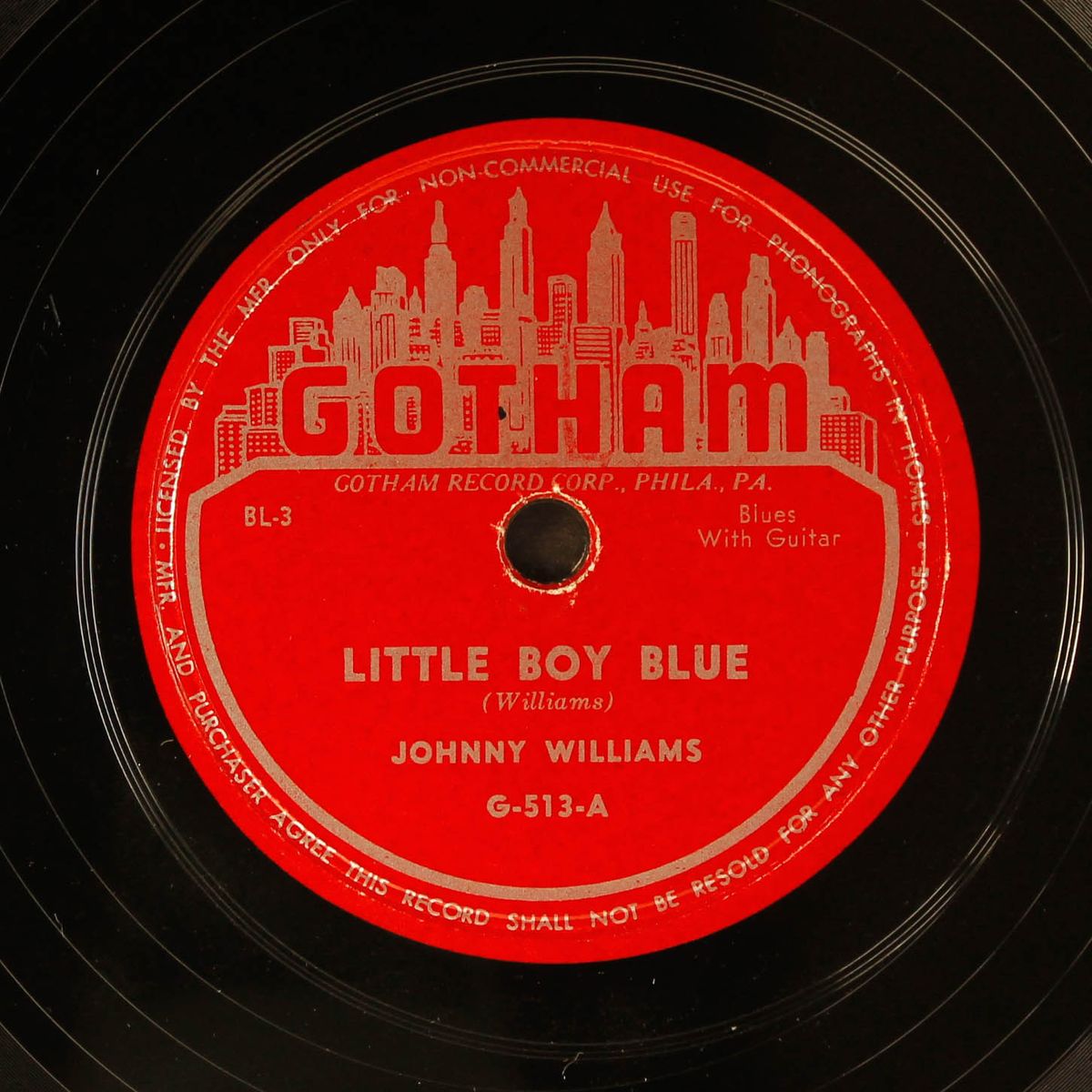 little boy blue / my daddy was a jockey by JOHNNY WILLIAMS