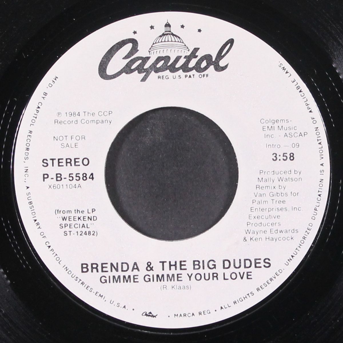 gimme gimme your love by BRENDA & BIG DUDES