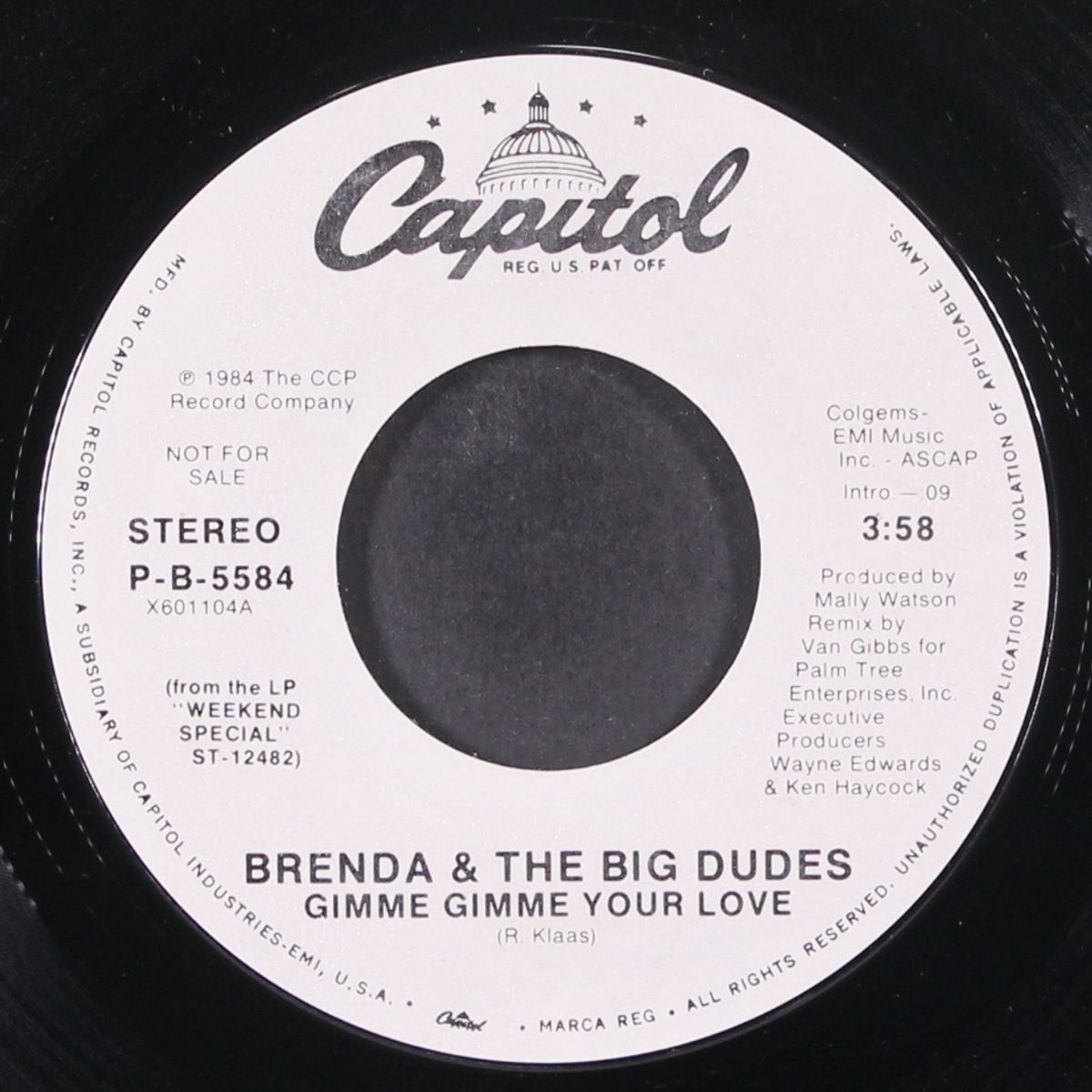 gimme gimme your love by BRENDA & BIG DUDES