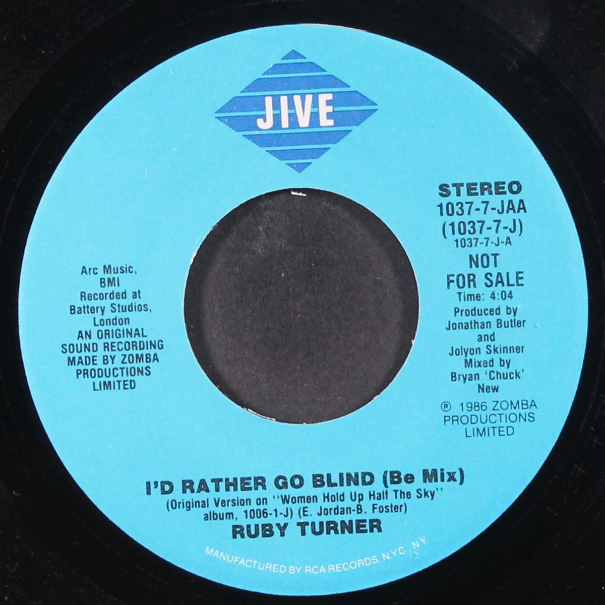 i'd rather go blind by RUBY TURNER