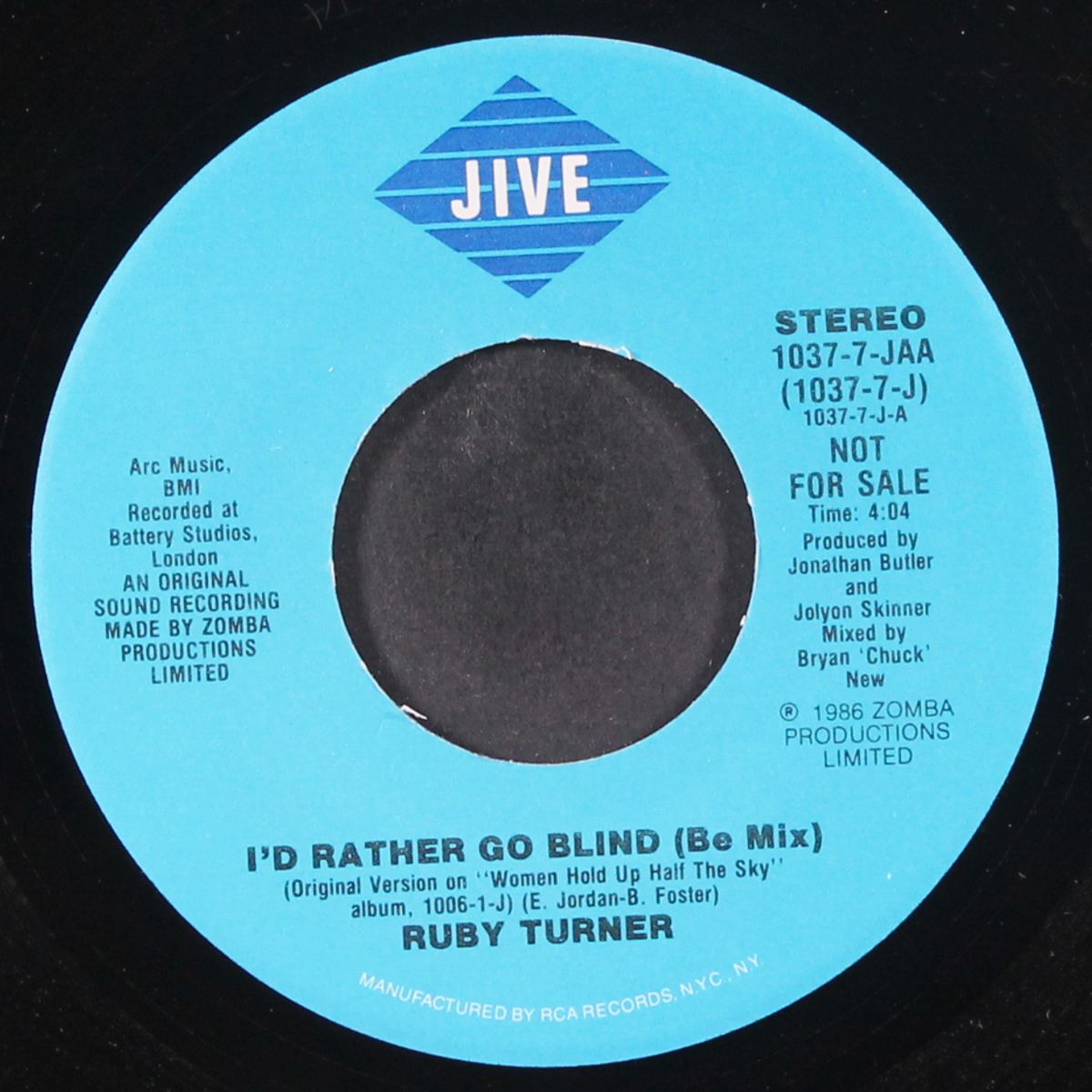 i'd rather go blind by RUBY TURNER