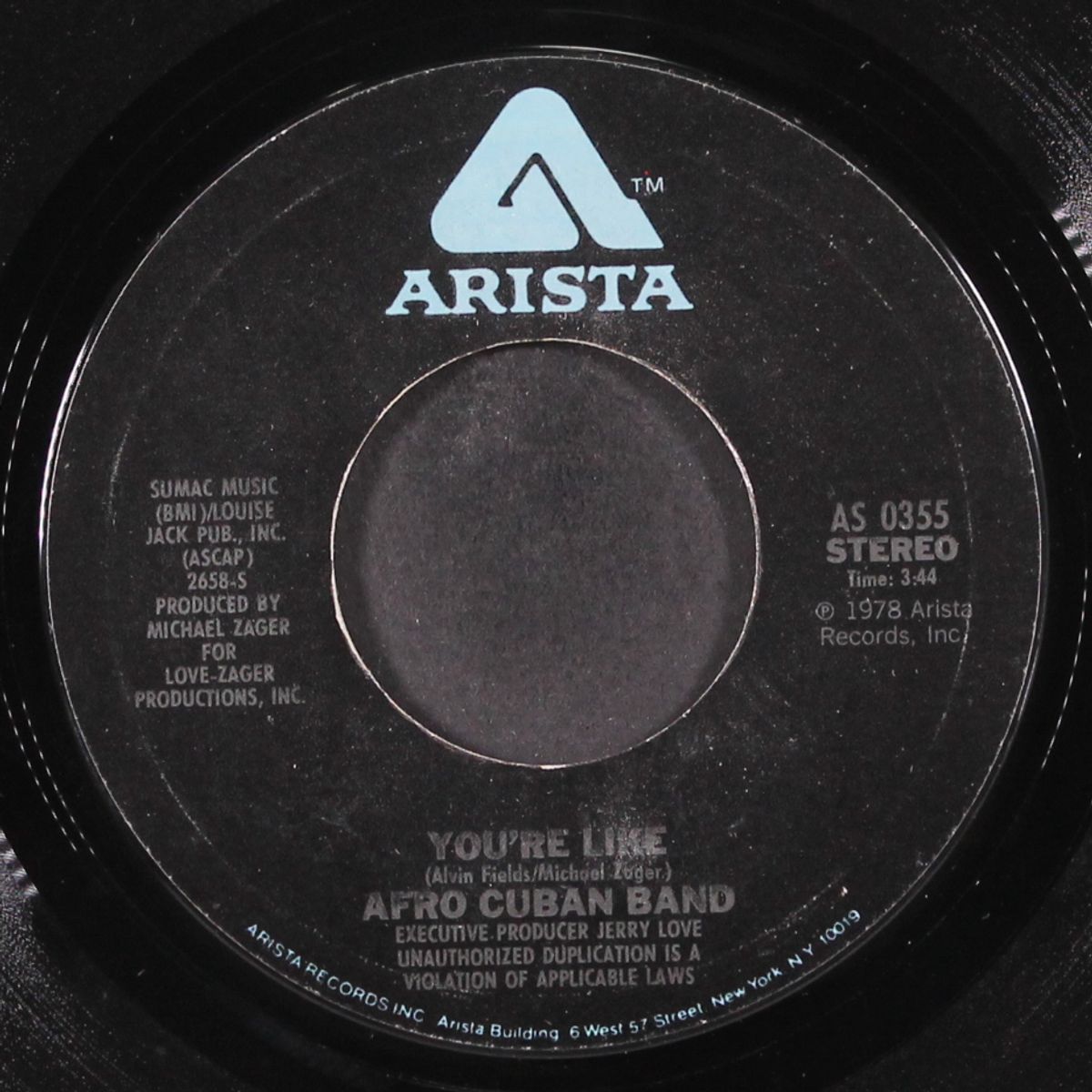 rhythm of life / you're like by AFRO CUBAN BAND