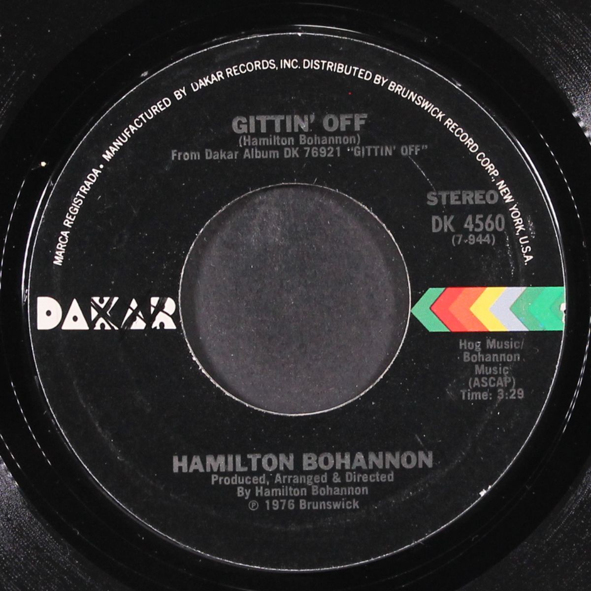 gittin' off / come winter by HAMILTON BOHANNON