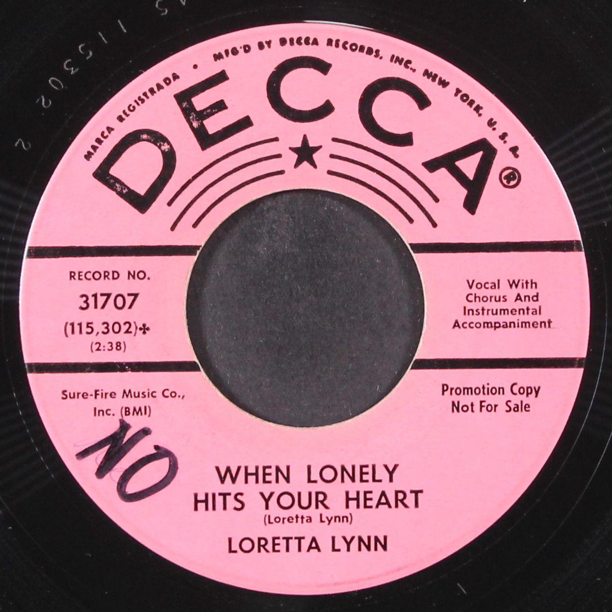 when lonely hits your heart by LORETTA LYNN