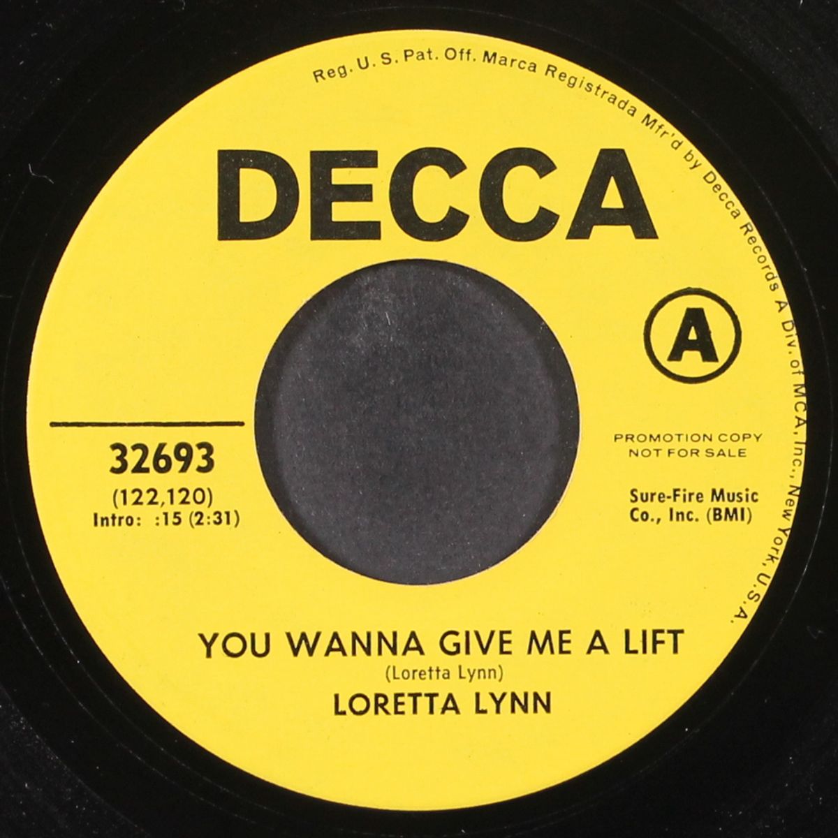 you wanna give me a lift by LORETTA LYNN