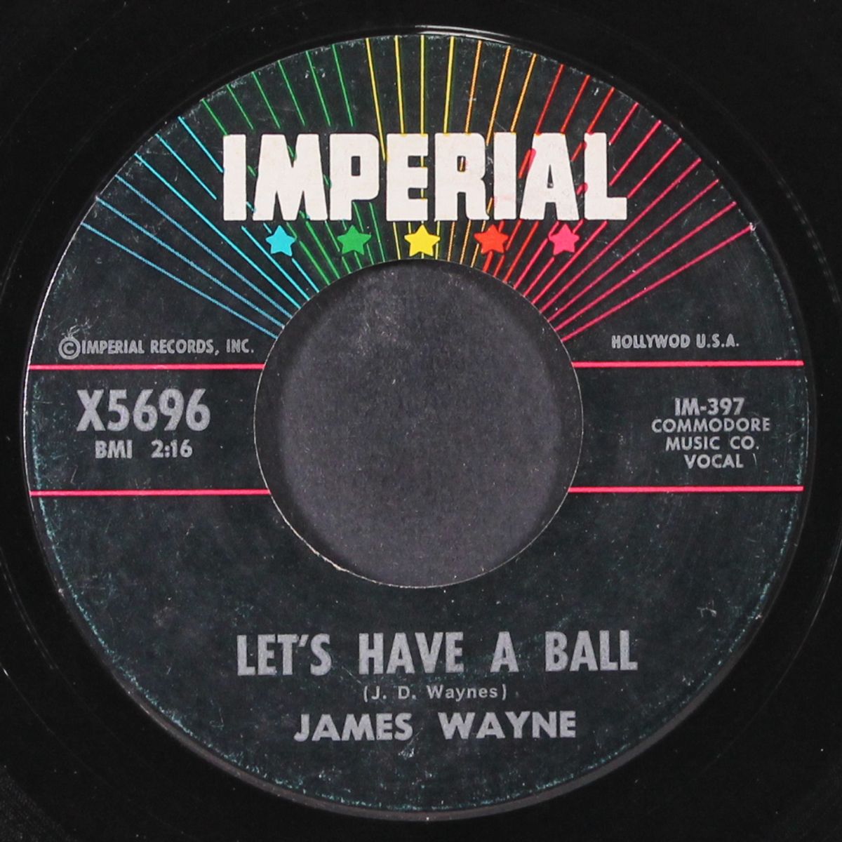 hard to handle / let's have a ball by JAMES WAYNE