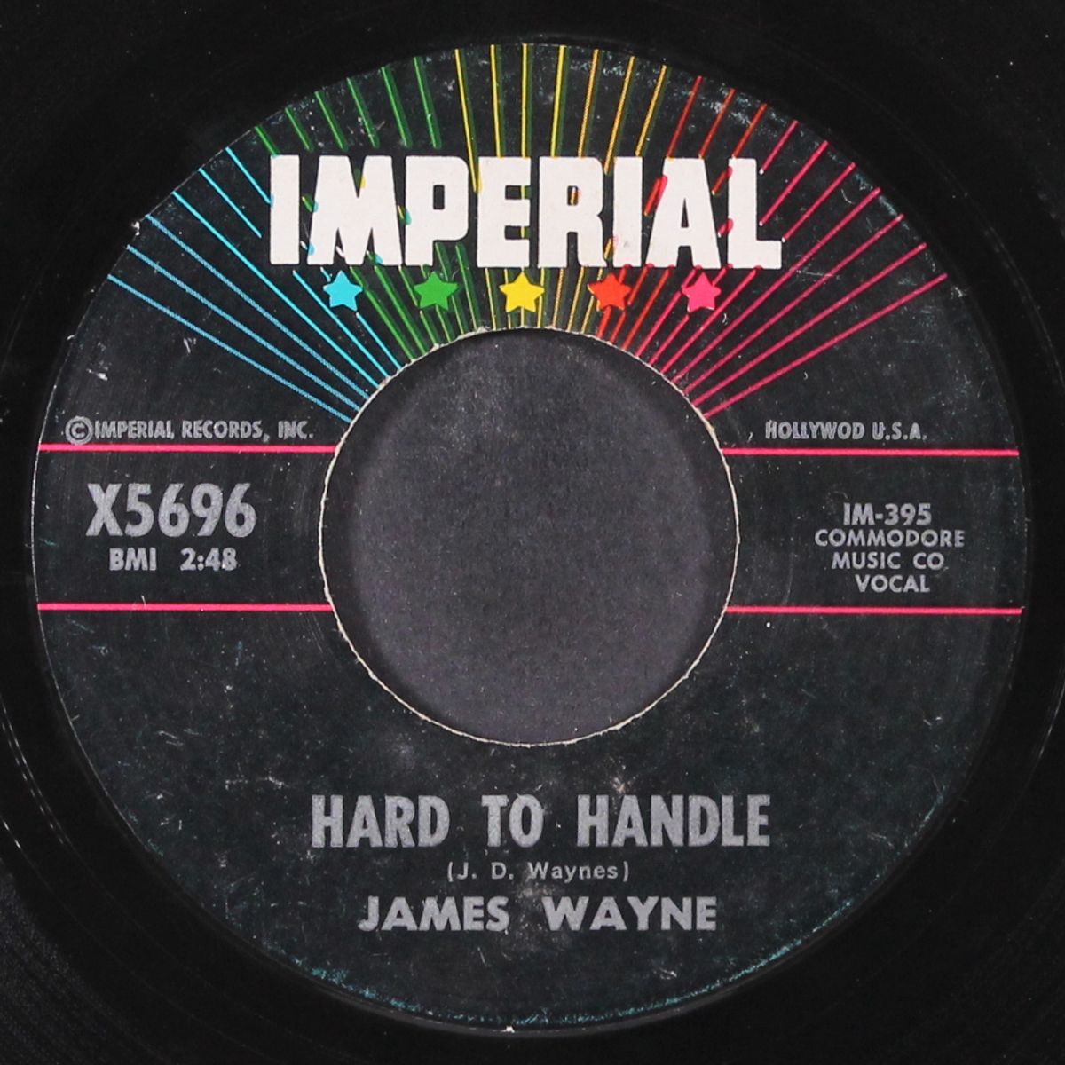hard to handle / let's have a ball by JAMES WAYNE