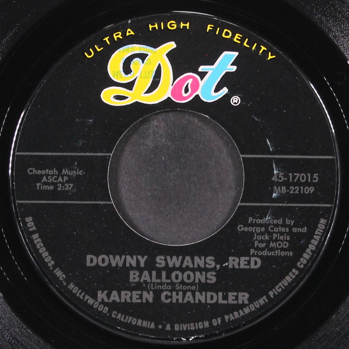 downy swans, red balloons by KAREN CHANDLER