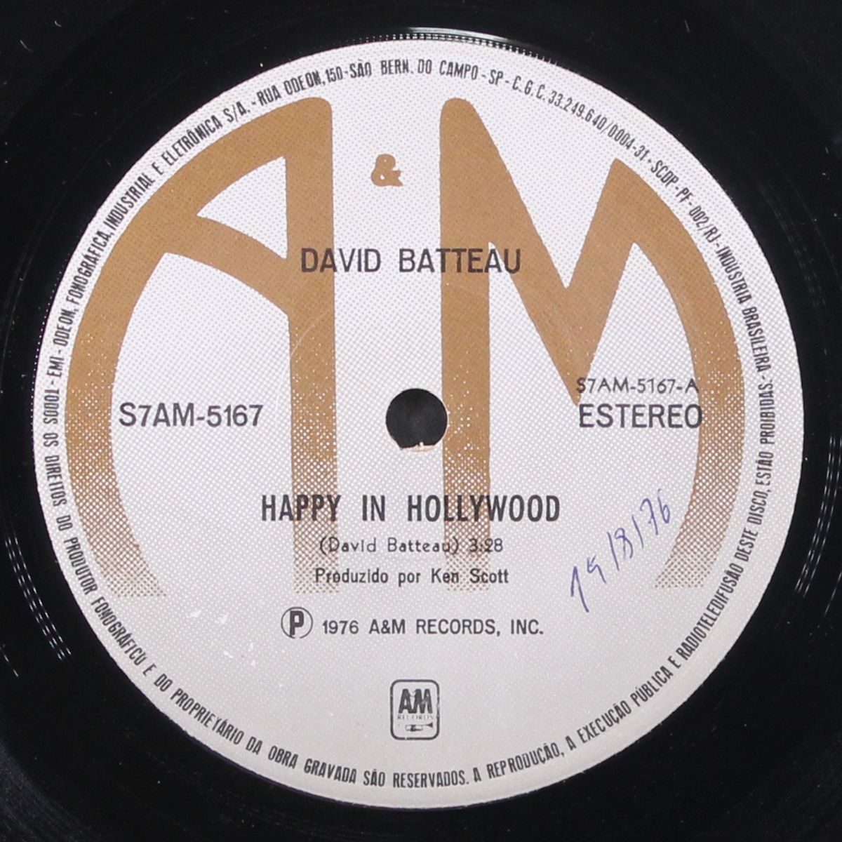 happy in hollywood / spaceship earth by DAVID BATTEAU