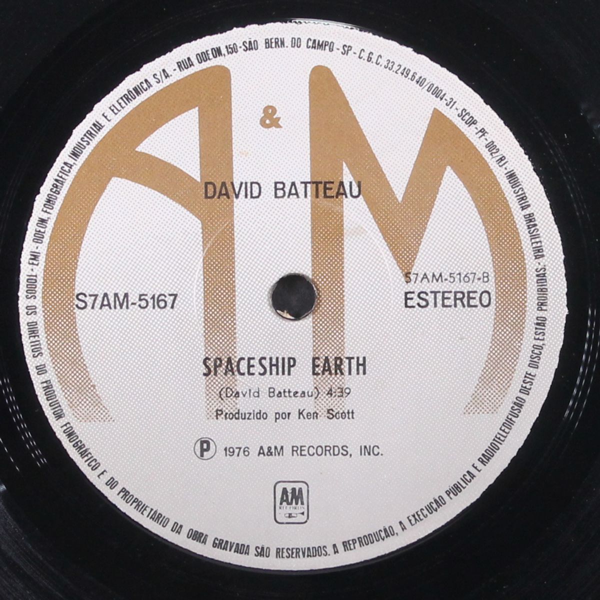 happy in hollywood / spaceship earth by DAVID BATTEAU