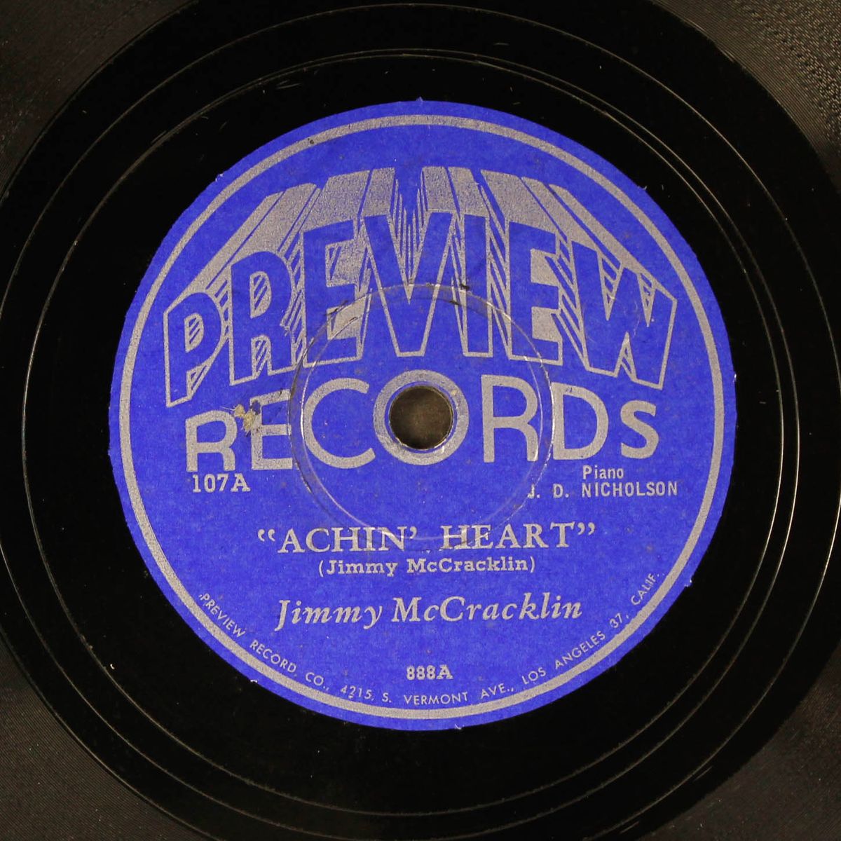 street loafin' woman / achin' heart by JIMMY MCCRACKLIN